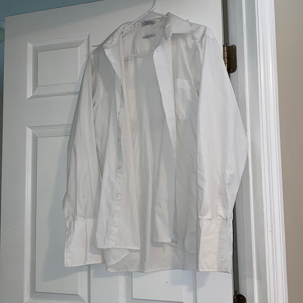 Christian Dior French Cuff White shirt